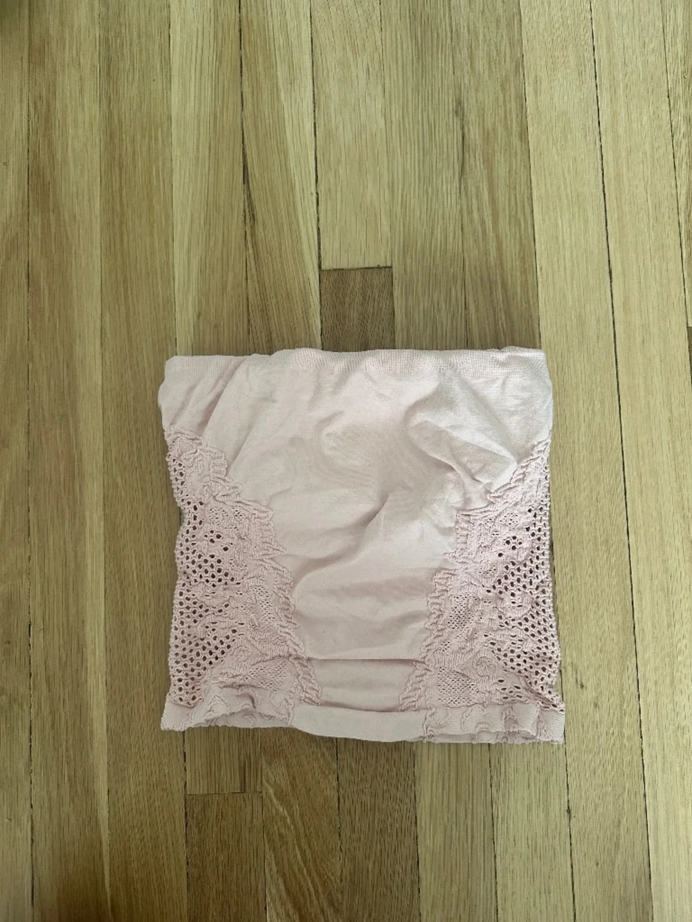 Free people lace light, pink tube top